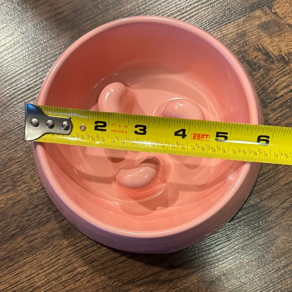 Pink Pet Bowl Slow Feeder